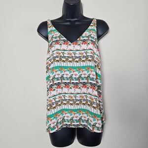 TopShop Tropical Bird Tank Top